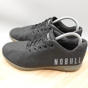 NOBULL Shoes Womens 9.5 Black Trainer Cross Training Athletic Gym Sneaker Flaw